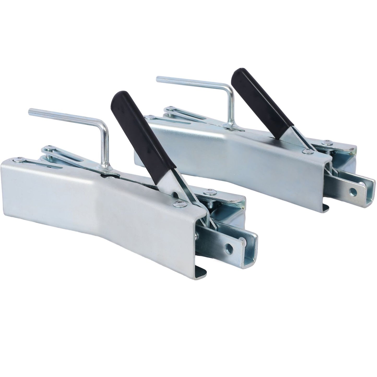 Quick Locking Chock,Axel-Chock Wheel-Stabilizer for RV, Trailer, Camper - Universal Quick-Lock Tire-Stop for Dual Axle V image 3
