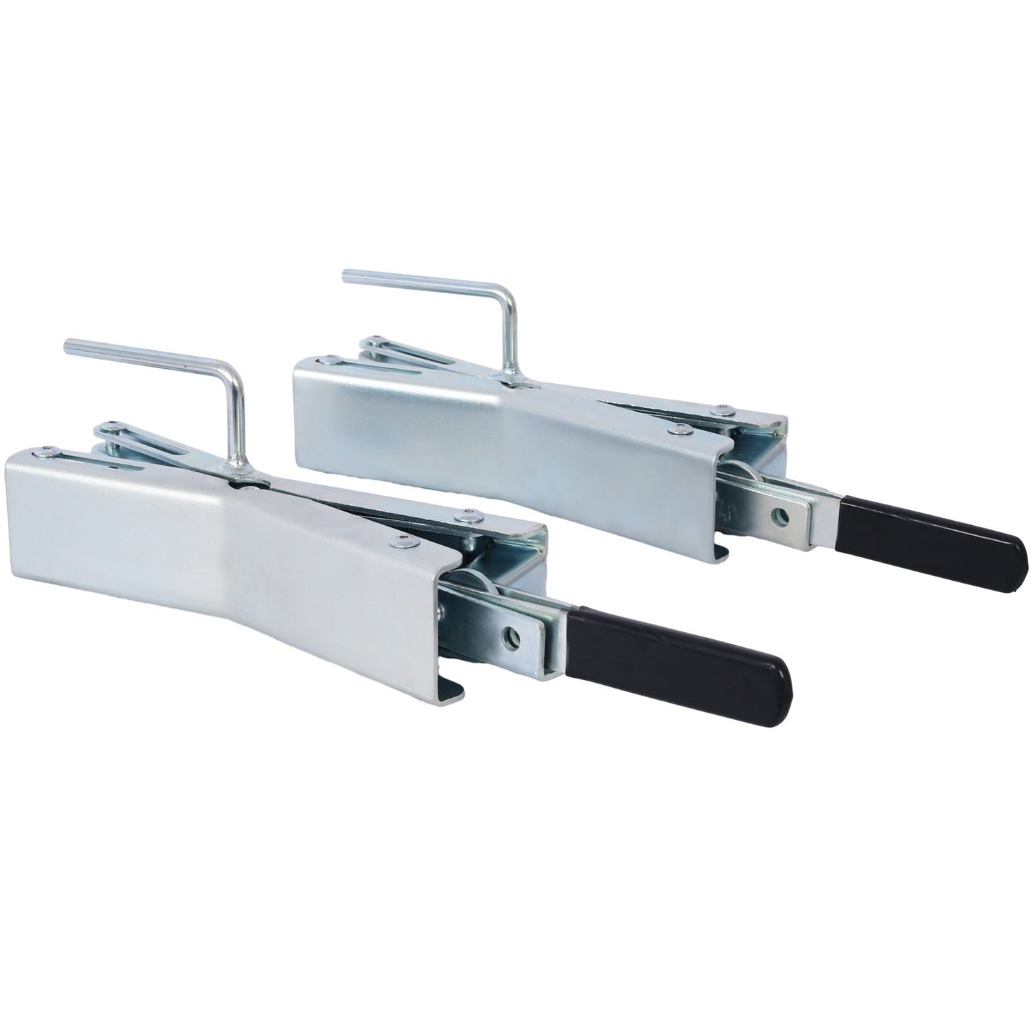 Quick Locking Chock,Axel-Chock Wheel-Stabilizer for RV, Trailer, Camper - Universal Quick-Lock Tire-Stop for Dual Axle V image 2