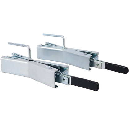 Quick Locking Chock,Axel-Chock Wheel-Stabilizer for RV, Trailer, Camper - Universal Quick-Lock Tire-Stop for Dual Axle V image 2