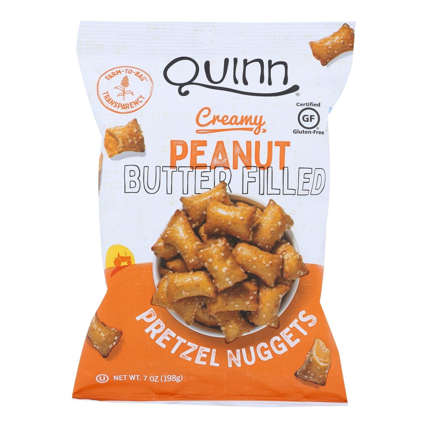 Quinn Popcorn - Pretzels Peanut Butter Nuggets - Case Of 8 - 7 Oz image 1