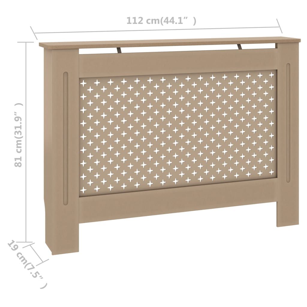 Radiator Cover 44.1"x7.5"x32.1" MDF image 8