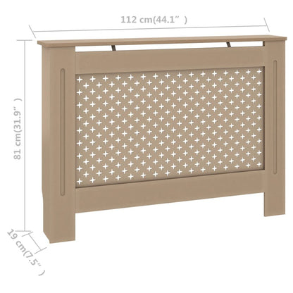 Radiator Cover 44.1"x7.5"x32.1" MDF image 8