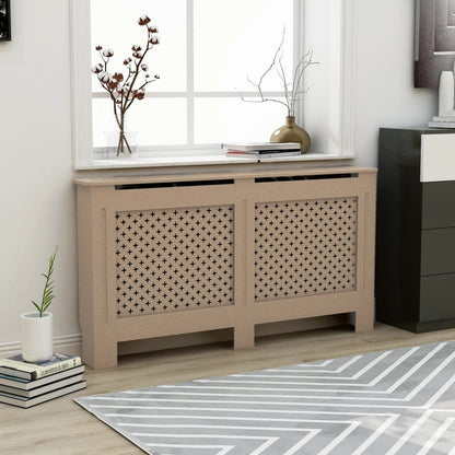 Radiator Cover 59.8"x7.5"x32.1" MDF image 1