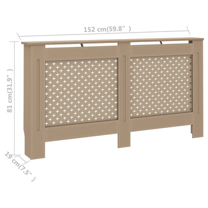 Radiator Cover 59.8"x7.5"x32.1" MDF image 8