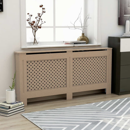Radiator Cover 67.7"x7.5"x32.1" MDF image 1