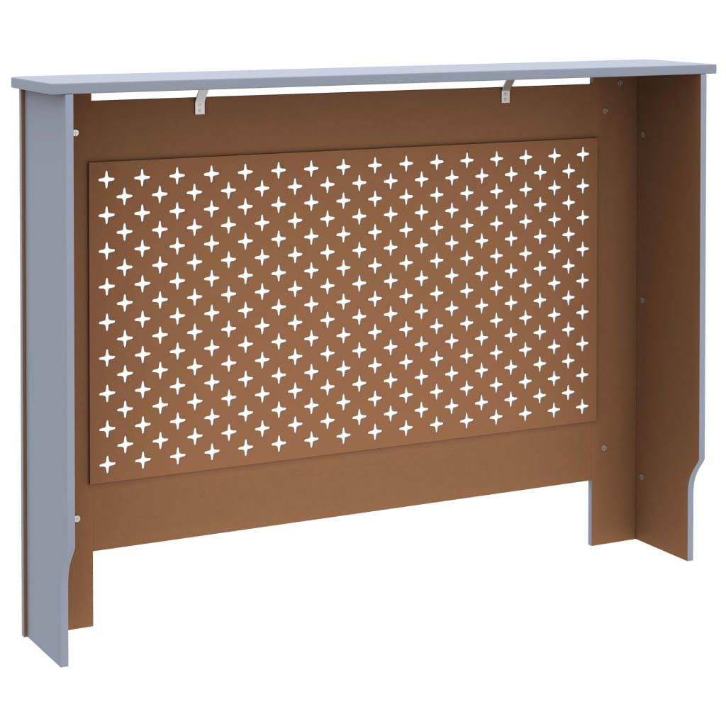 Radiator Cover Anthracite 44.1"x7.5"x32.1" MDF image 5