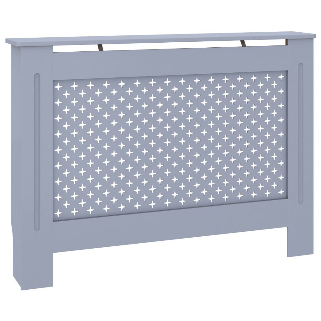 Radiator Cover Anthracite 44.1"x7.5"x32.1" MDF image 2