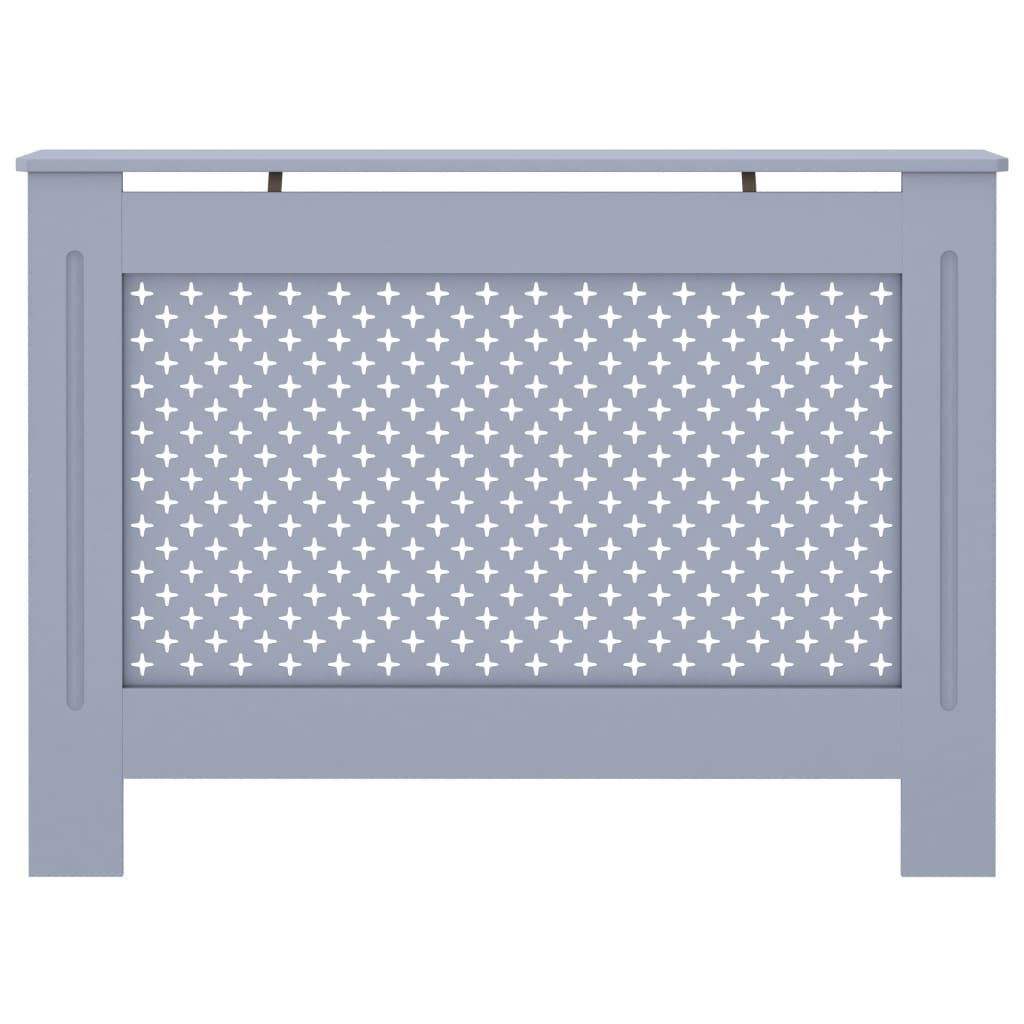 Radiator Cover Anthracite 44.1"x7.5"x32.1" MDF image 3