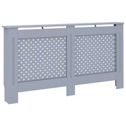 Radiator Cover Anthracite 59.8"x7.5"x32.1" MDF image 2