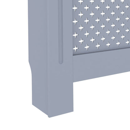 Radiator Cover Anthracite 59.8"x7.5"x32.1" MDF image 7