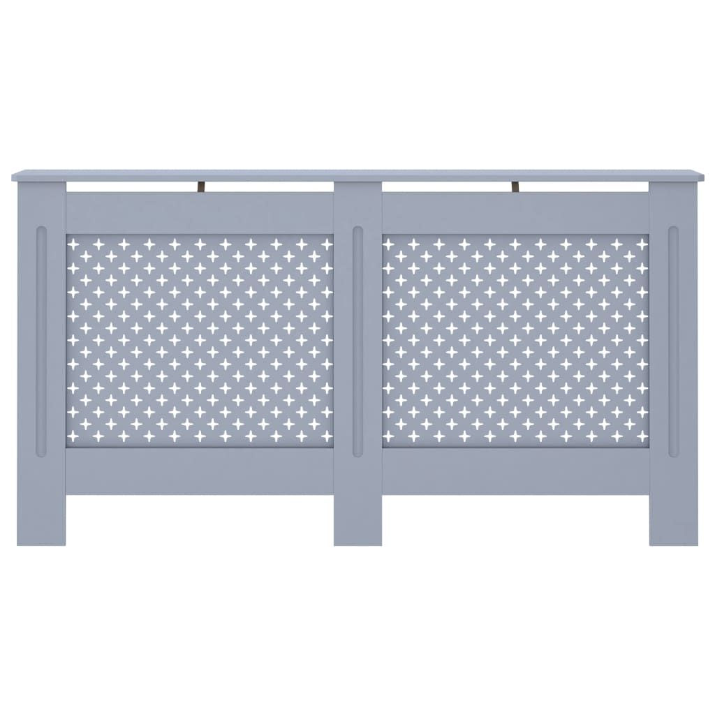 Radiator Cover Anthracite 59.8"x7.5"x32.1" MDF image 3