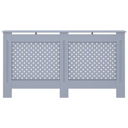 Radiator Cover Anthracite 59.8"x7.5"x32.1" MDF image 3