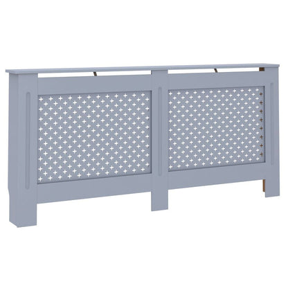 Radiator Cover Anthracite 67.7"x7.5"x32.1" MDF image 2
