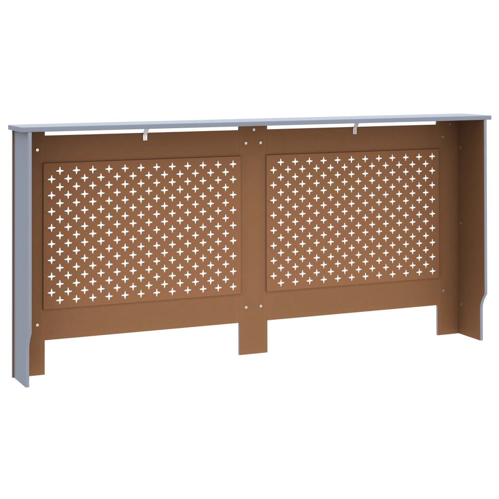 Radiator Cover Anthracite 67.7"x7.5"x32.1" MDF image 5