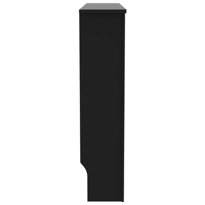 Radiator Cover Black 44.1"x7.5"x32.1" MDF image 4
