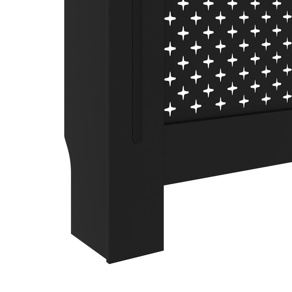 Radiator Cover Black 44.1"x7.5"x32.1" MDF image 7