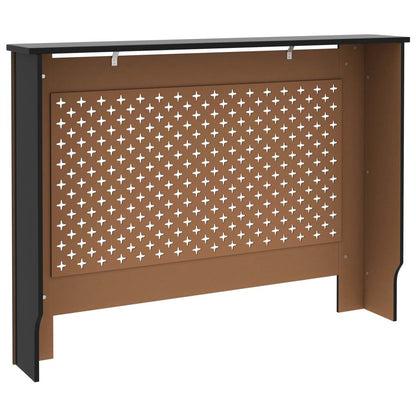 Radiator Cover Black 44.1"x7.5"x32.1" MDF image 5