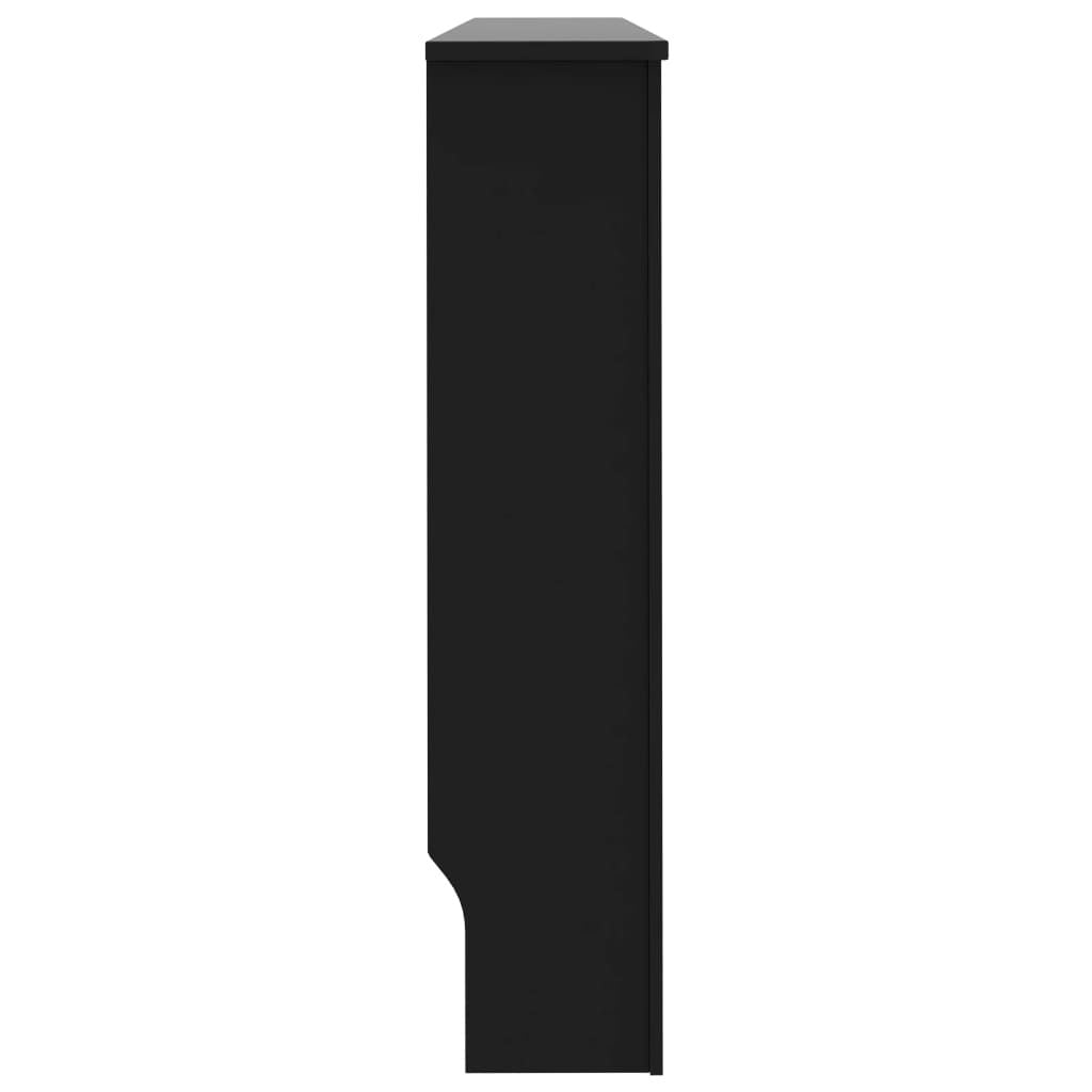 Radiator Cover Black 59.8"x7.5"x32.1" MDF image 4