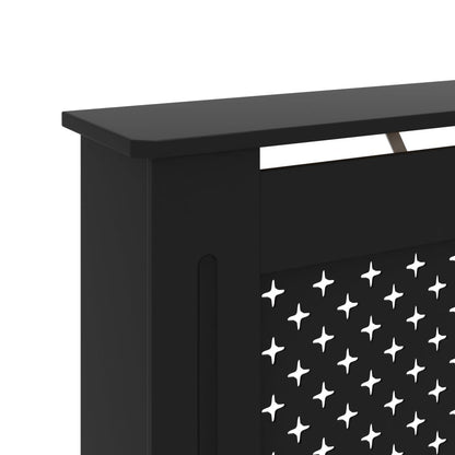 Radiator Cover Black 59.8"x7.5"x32.1" MDF image 6