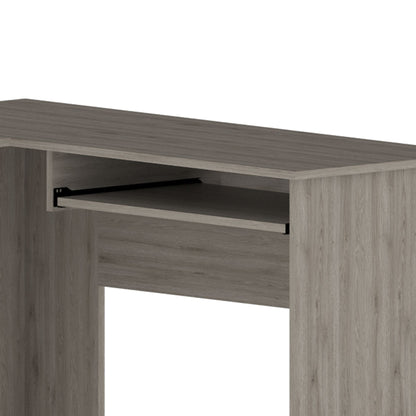 Raleigh L-Shaped Desk, Two Drawers, One Shelf, CPU Storage image 10