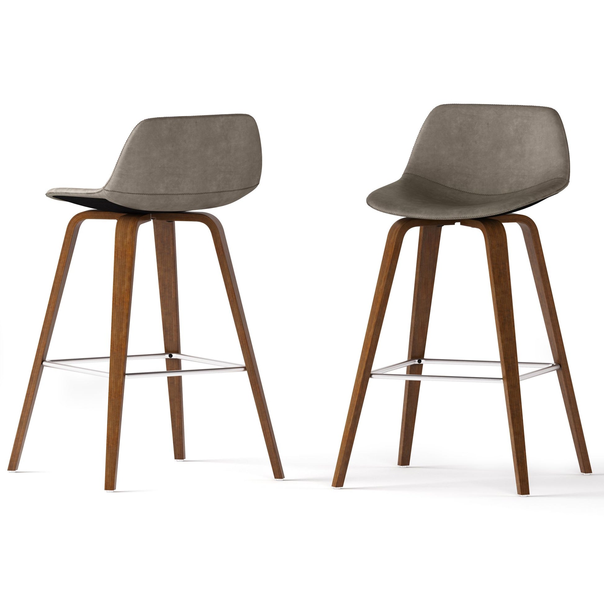 Randolph Bentwood Counter/ Bar Height Stool (Set of 2) image 1
