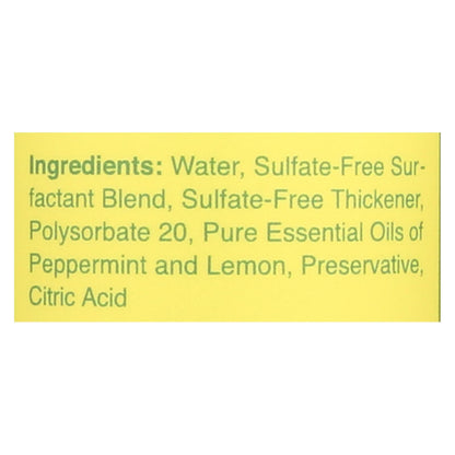 Rebel Green Dish Soap - Peppermint And Lemon - Deluxe - Case Of 4 - 16 Fl Oz image 2