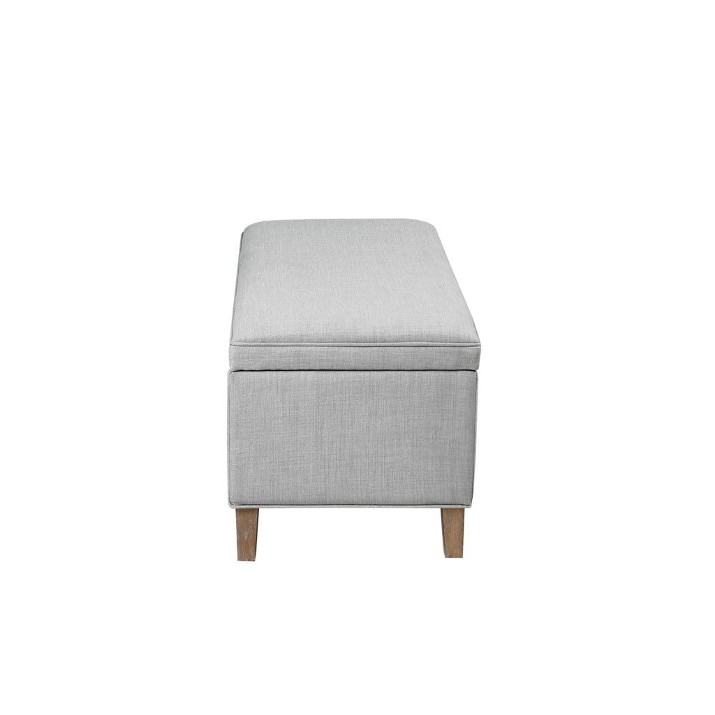 Rectangular Soft Close Storage Bench - lifestyle image in entryway setting