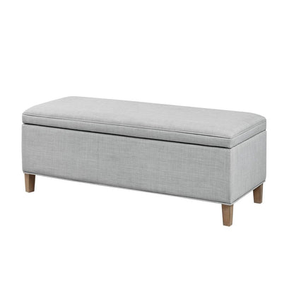 Rectangular Soft Close Storage Bench - close up of soft close lid mechanism