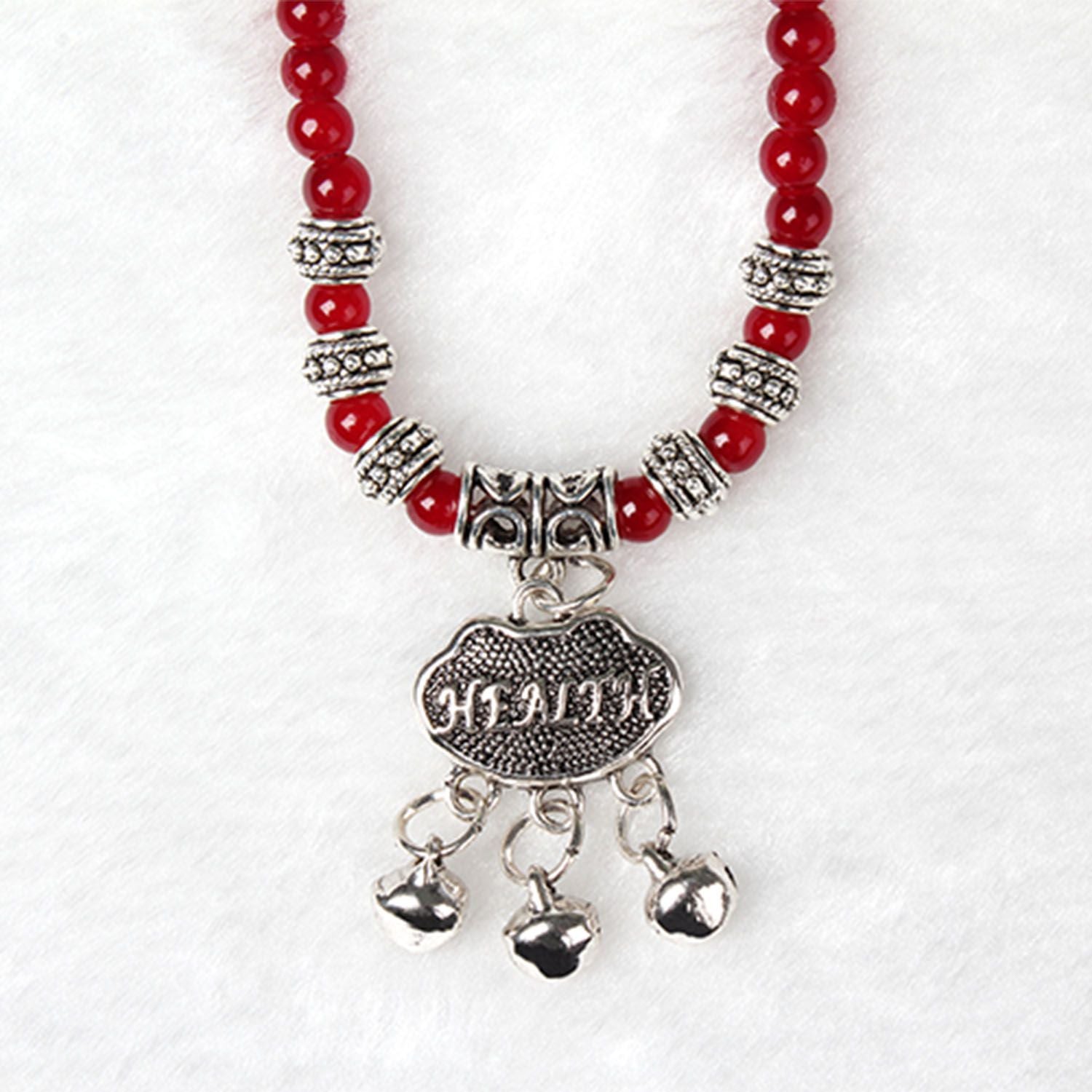 Red Agate Beaded Good Lock Bracelet image 4
