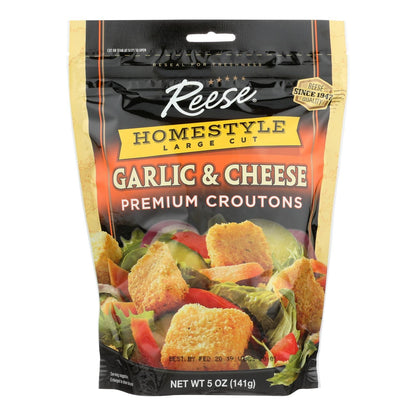 Reese Whole Grain Croutons - Garlic And Cheese - Case Of 12 - 5 Oz. image 1