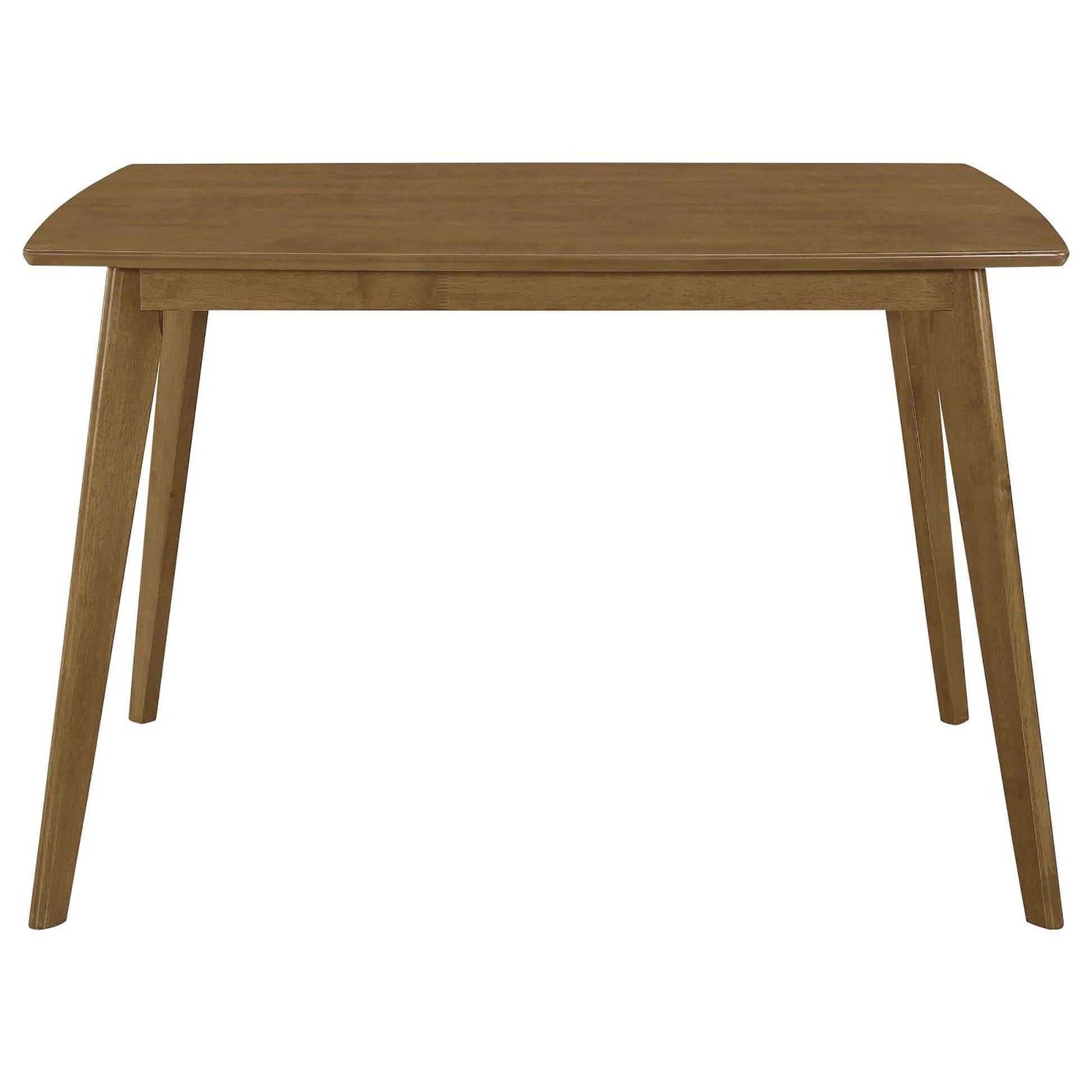 Retro Chestnut Dining Table with Angled Legs image 3