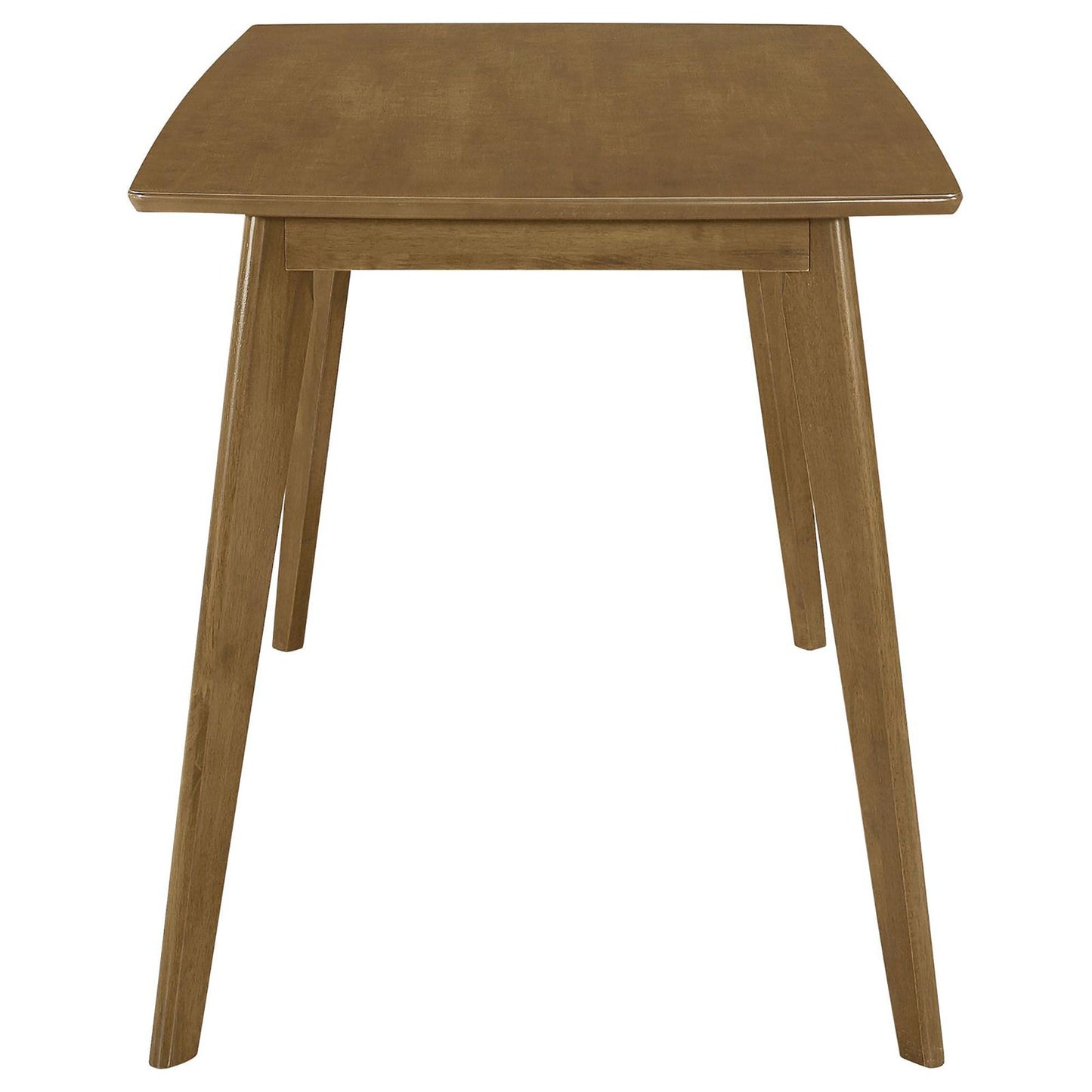 Retro Chestnut Dining Table with Angled Legs image 4