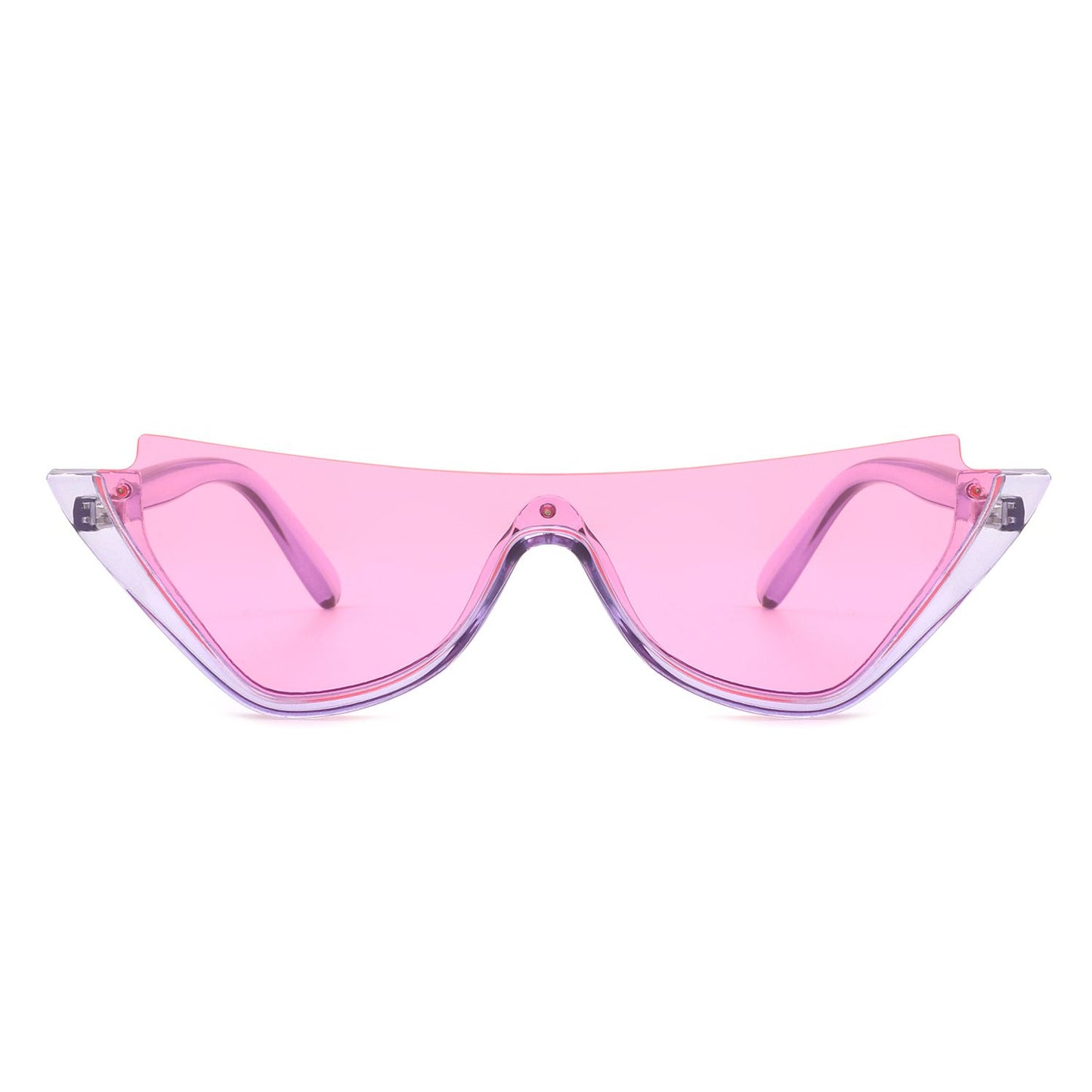 Retro Half Frame Fashion Cat Eye Sunglasses image 7