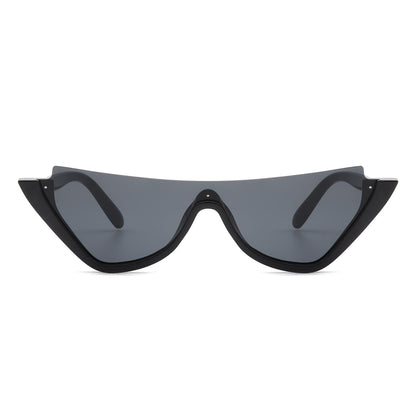 Retro Half Frame Fashion Cat Eye Sunglasses image 1