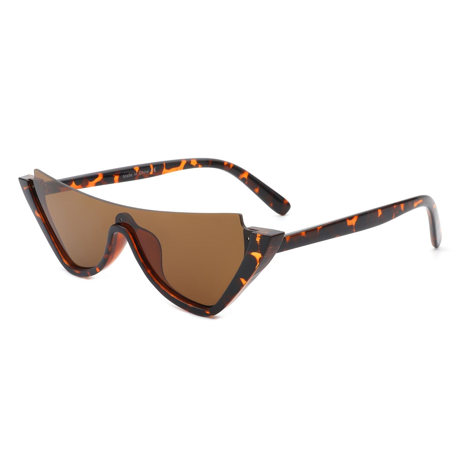 Retro Half Frame Fashion Cat Eye Sunglasses image 4
