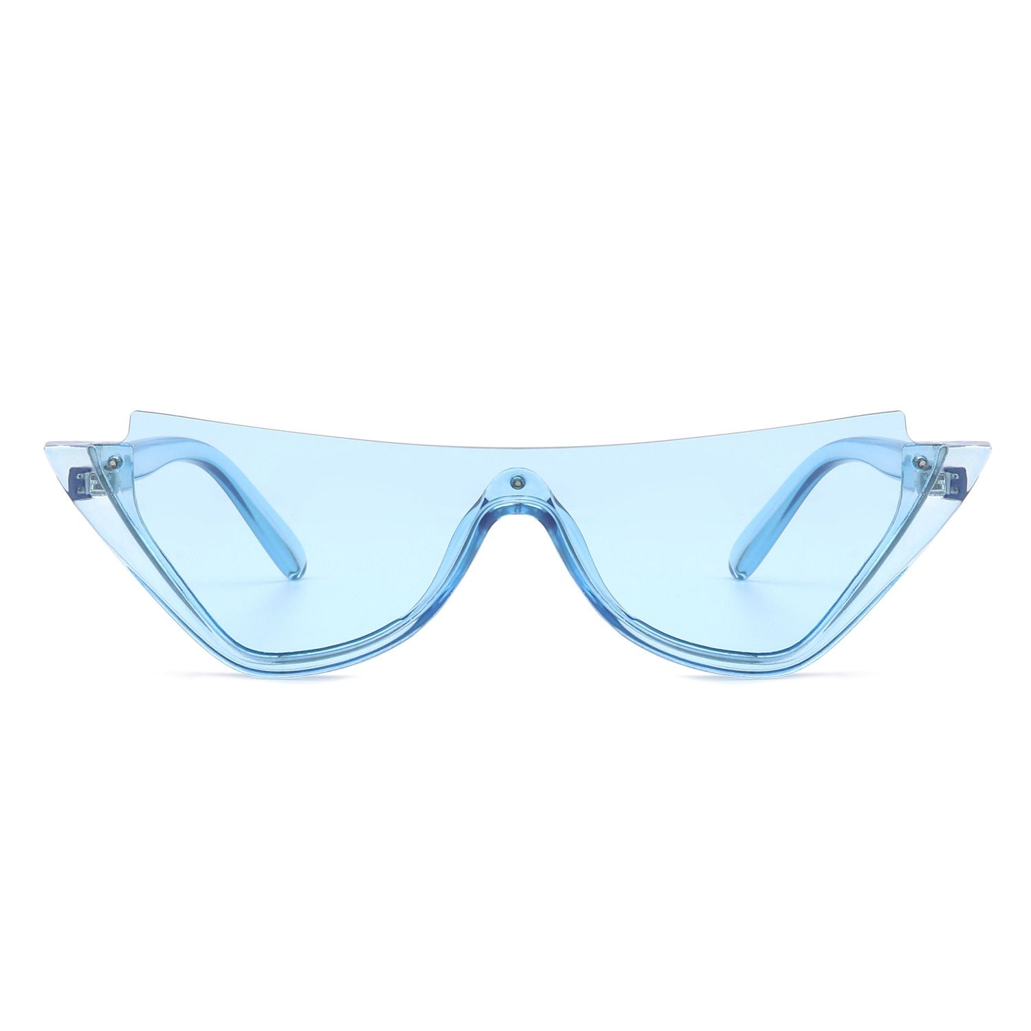 Retro Half Frame Fashion Cat Eye Sunglasses image 9