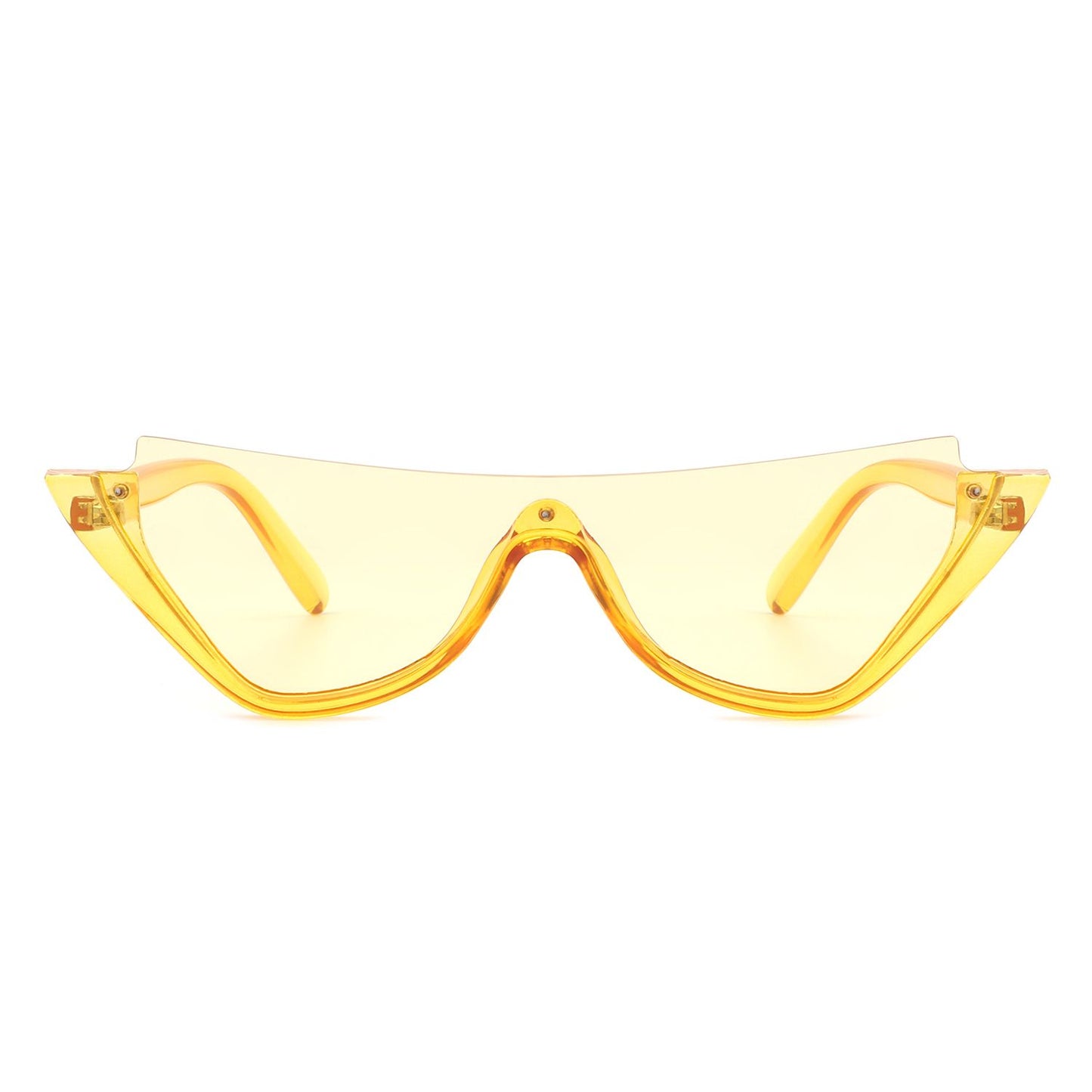 Retro Half Frame Fashion Cat Eye Sunglasses image 11