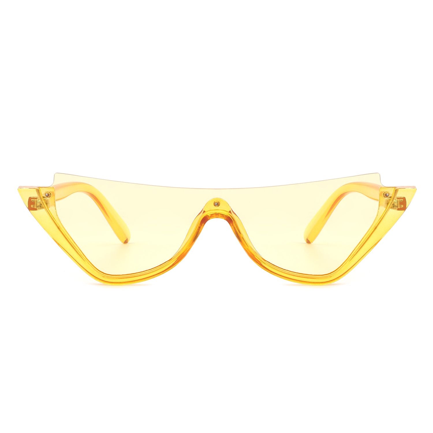 Retro Half Frame Fashion Cat Eye Sunglasses image 11