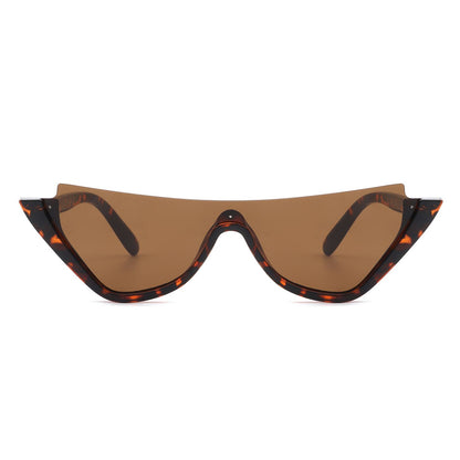 Retro Half Frame Fashion Cat Eye Sunglasses image 3