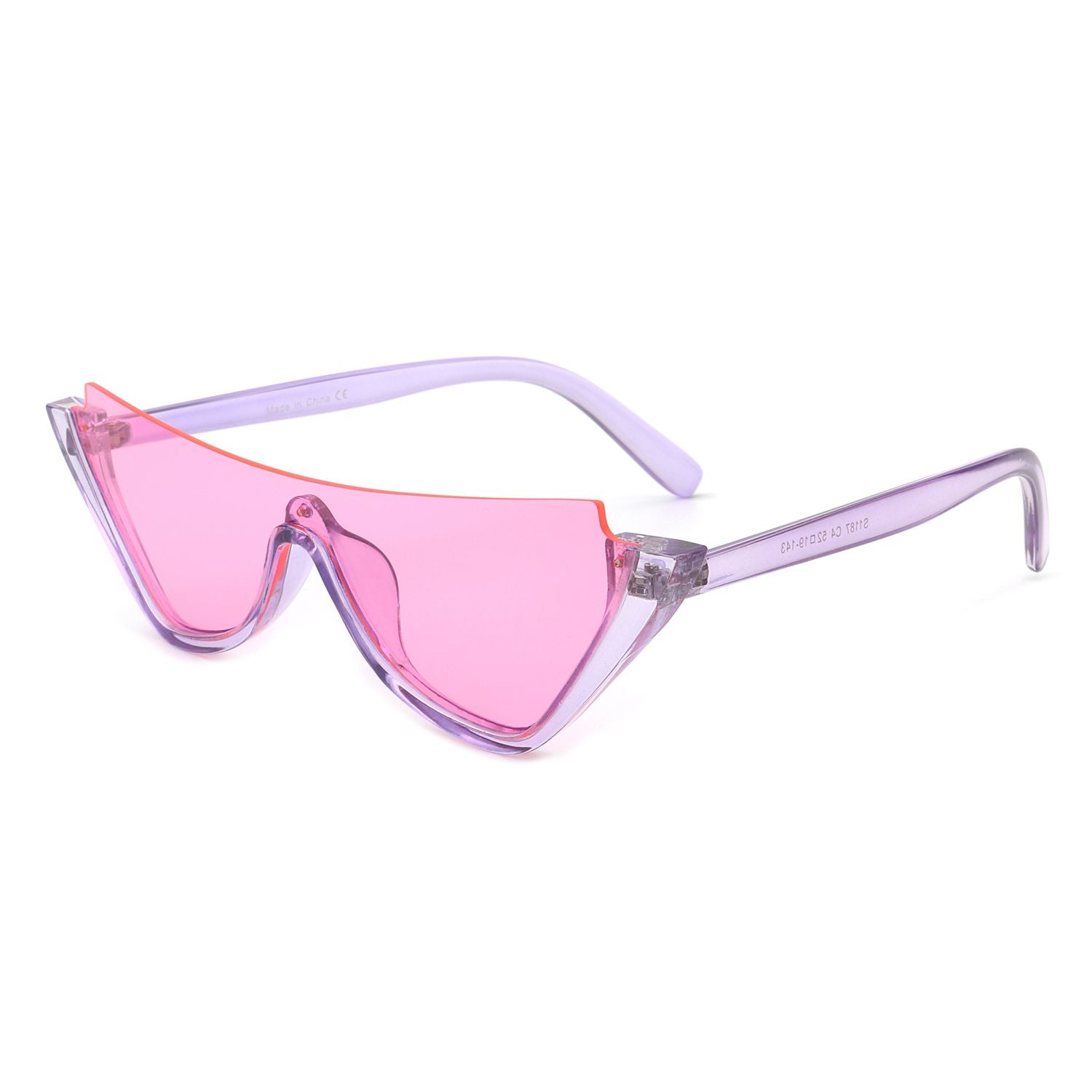Retro Half Frame Fashion Cat Eye Sunglasses image 8