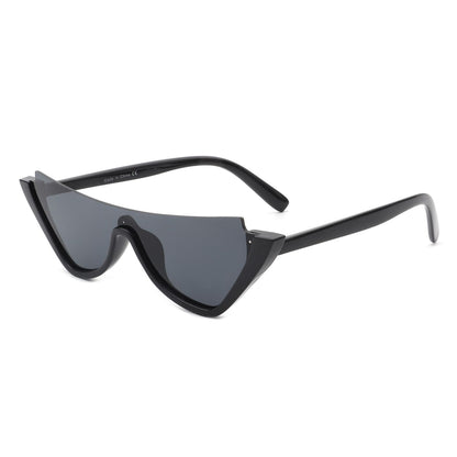 Retro Half Frame Fashion Cat Eye Sunglasses image 2