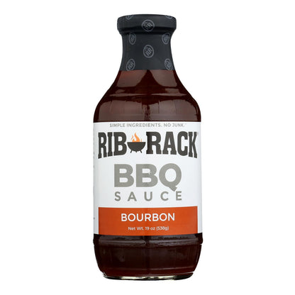Rib Rack Bbq Sauce - Southern Bourbon - Case Of 6 - 19 Oz image 1