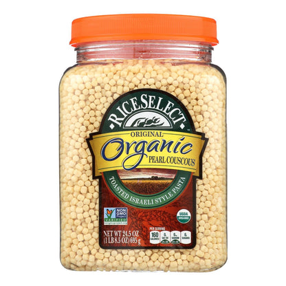 Riceselect Couscous, Pearl, Plain Organic - Case Of 4 - 24.5 Oz image 1