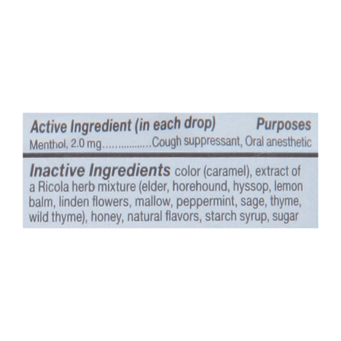 Ricola - Cough Drop Honey Herb - Case Of 8-24 Ct image 2