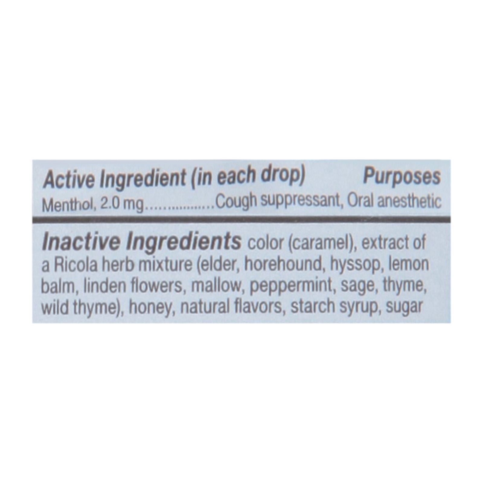 Ricola - Cough Drop Honey Herb - Case Of 8-24 Ct image 2