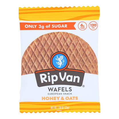 Rip Van Wafels - Wafel Honey Oats - Cs Of 12-1.16 Oz image 1