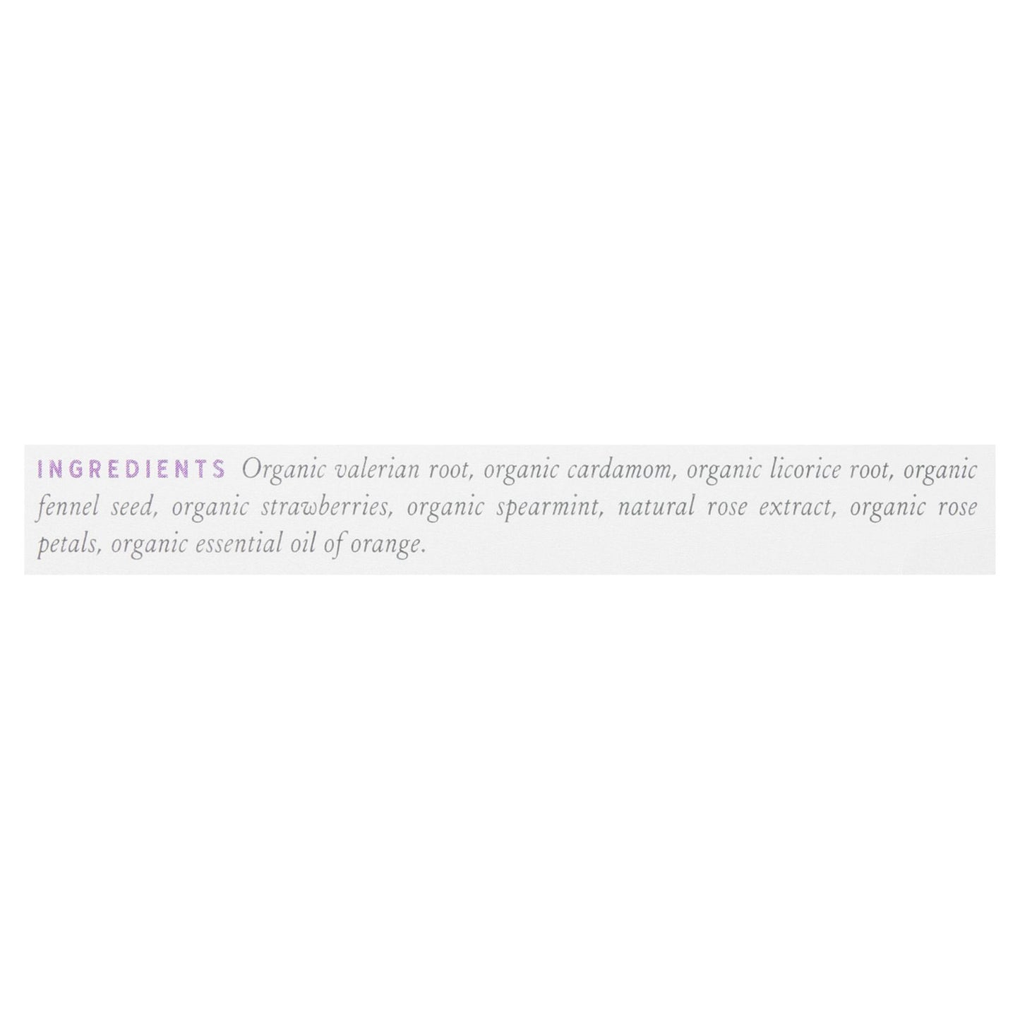 Rishi - Tea Valerian Dream - Case Of 6-15 Bag image 2