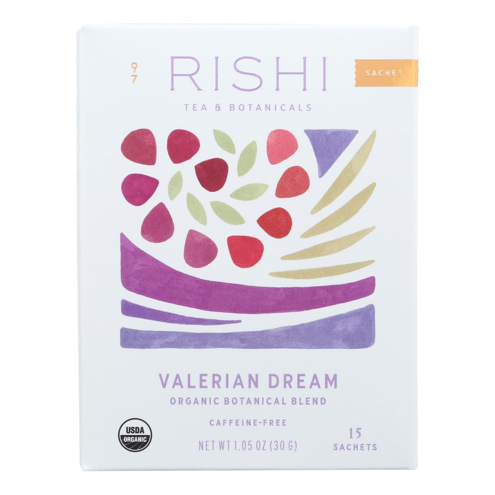 Rishi - Tea Valerian Dream - Case Of 6-15 Bag image 1