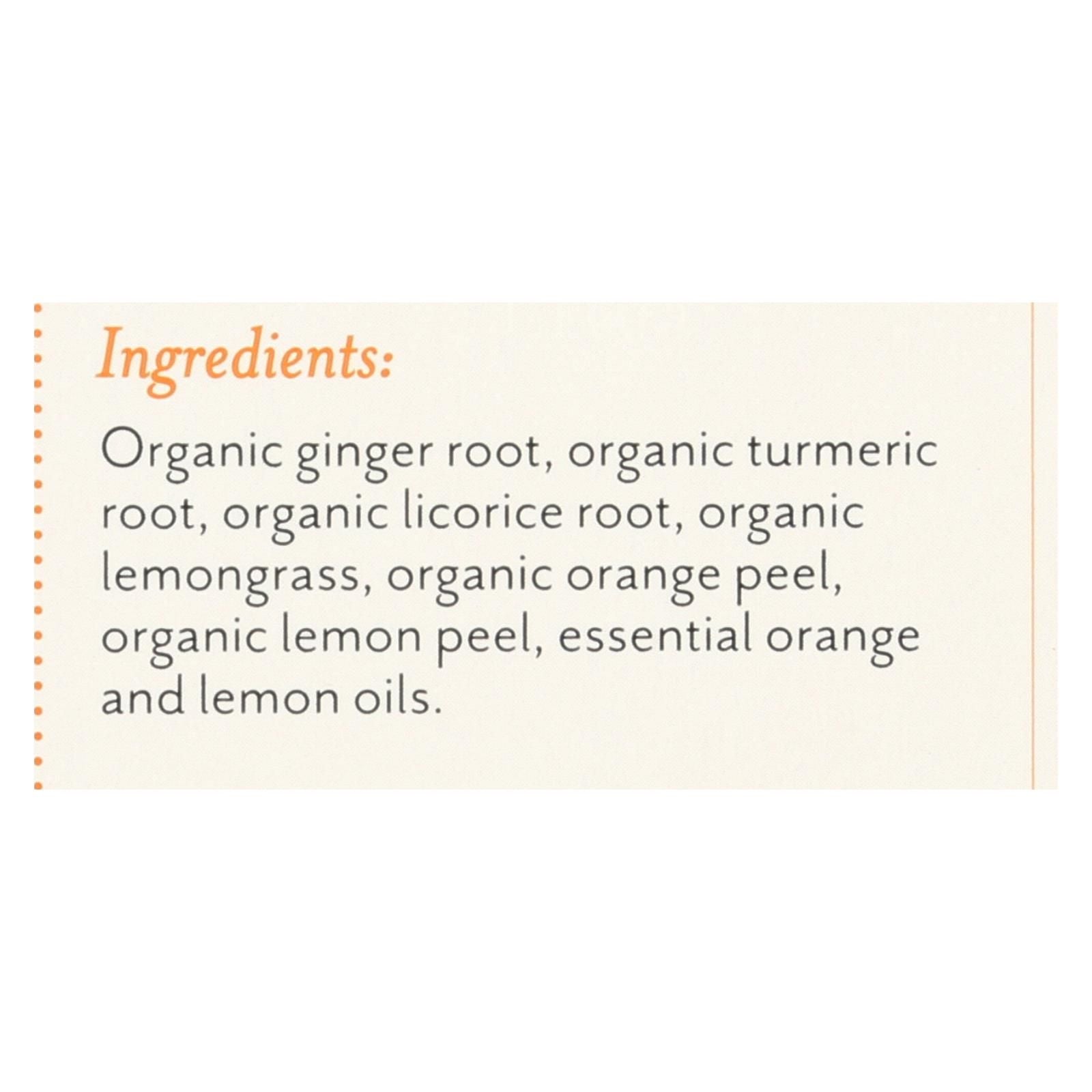 Rishi Tea Bag - Turmeric Ginger - Case Of 6 - 15 Bags image 2