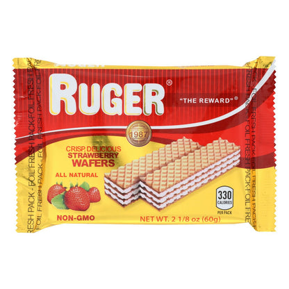 Ruger Wafers, Strawberry - Case Of 12 - 2.125 Oz image 1